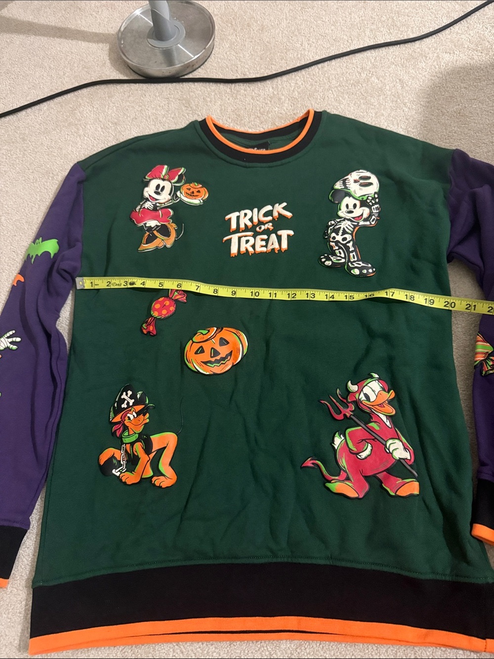 Disney Mickey and Friends Halloween Sweatshirt - Picture 5 of 6
